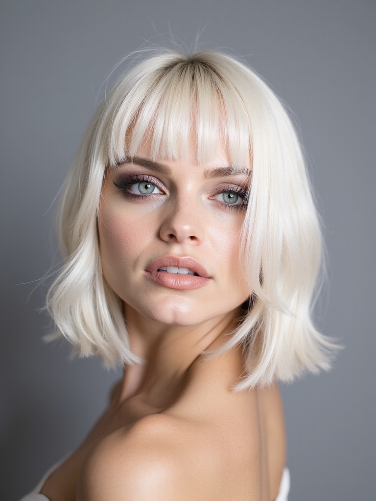 air dry short straight hair
