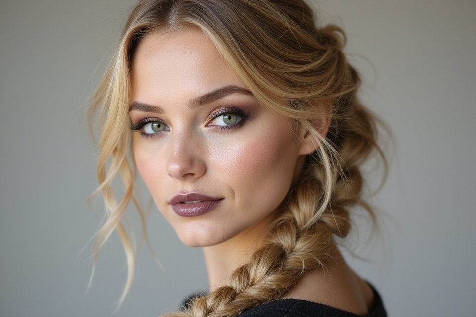 artistic disheveled braided styles