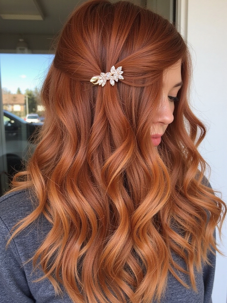 auburn hair accessories brilliance