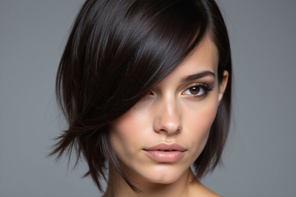 balancing triangle face hairstyles