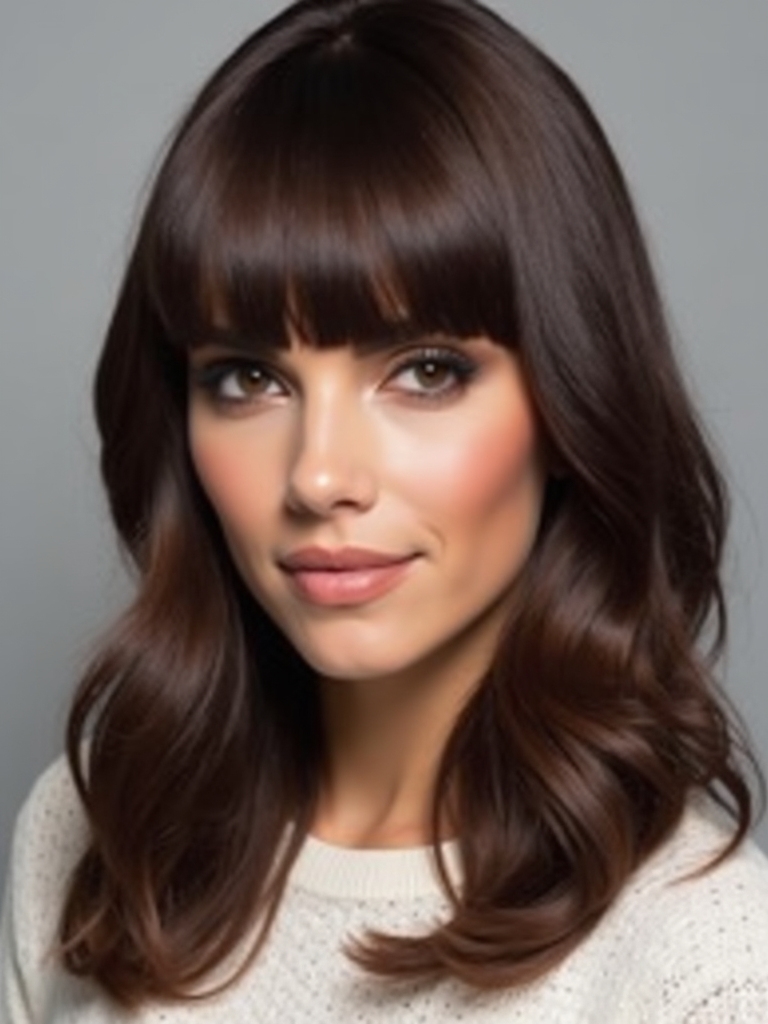 bangs enhance triangle face