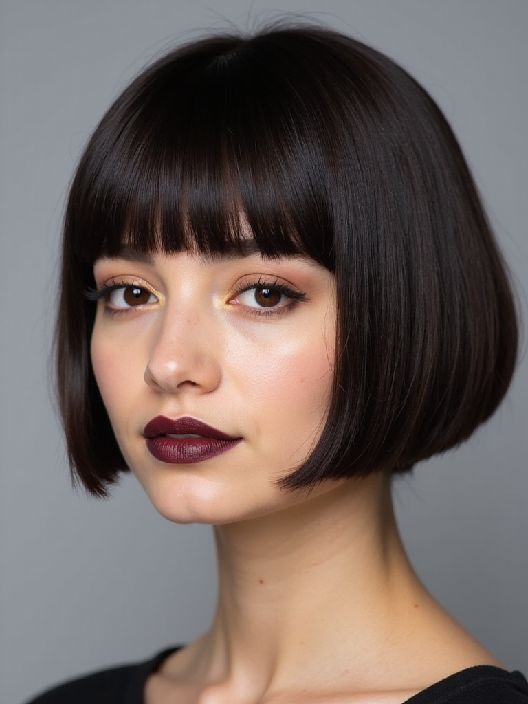 bangs for flattering face shapes