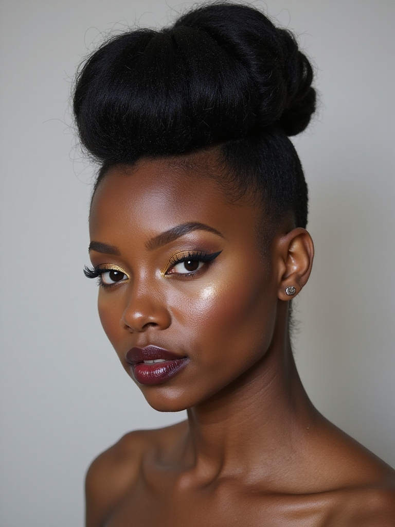 bold confident head turning hairstyle