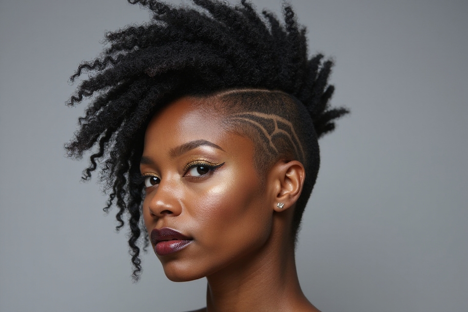 bold high mohawk styles