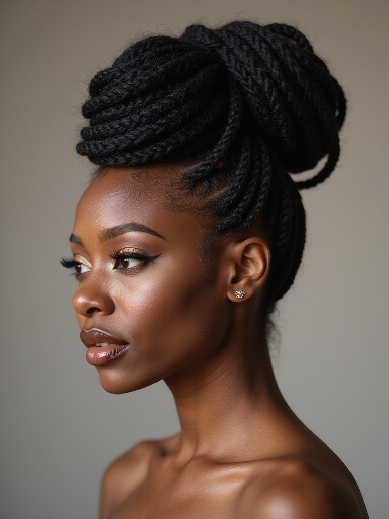braid and bun masterpiece