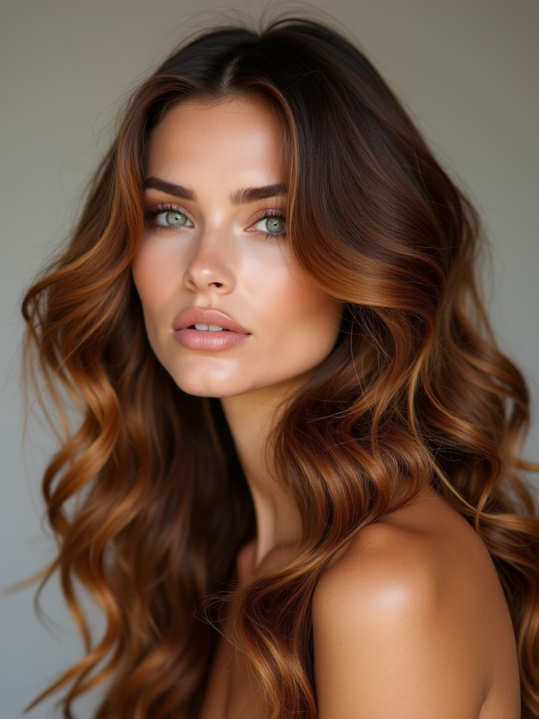 celebrity caramel brown inspiration