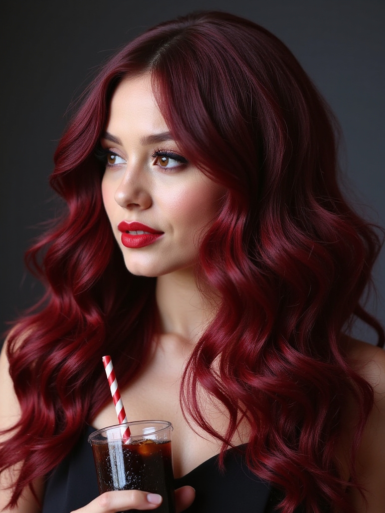 cherry coke hair color influence