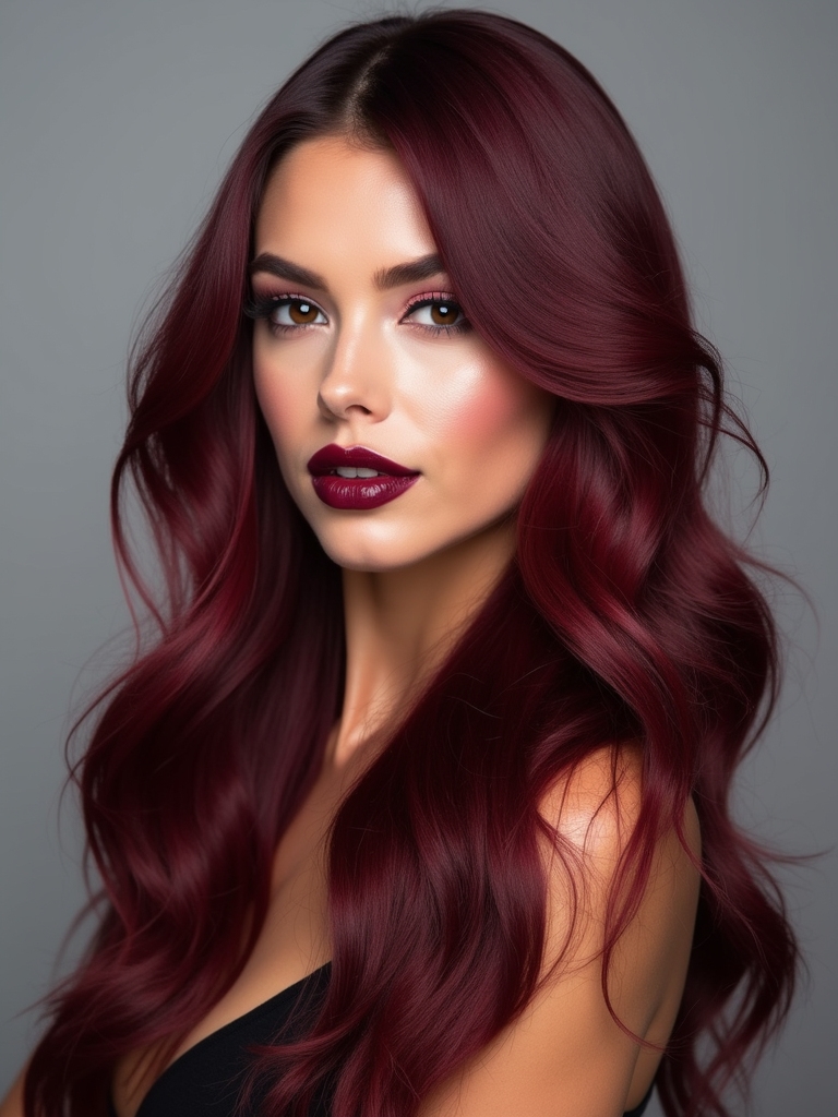 cherry coke hair elegance