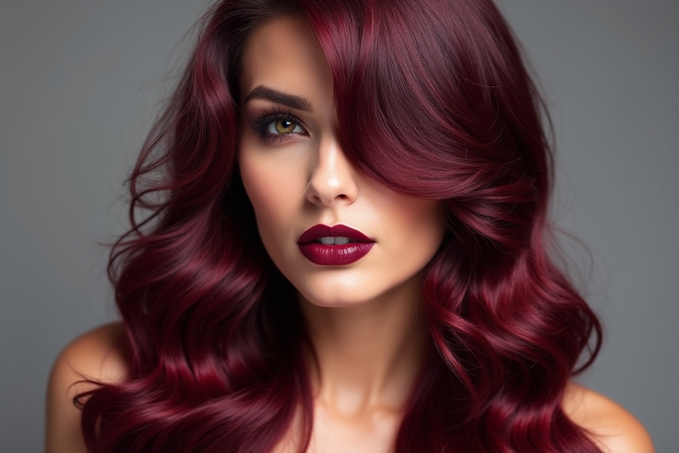 cherry cola inspired hair shades