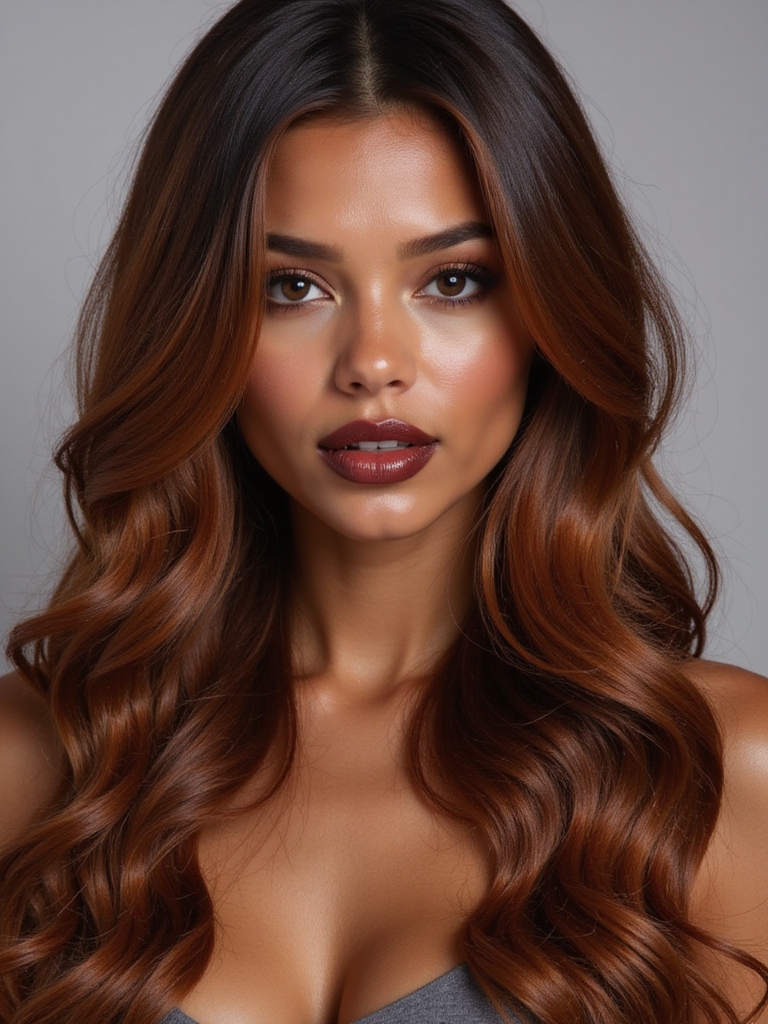 chestnut hair color elegance