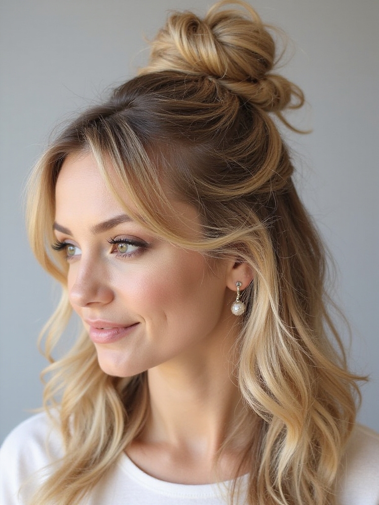 chic and easy hairstyle