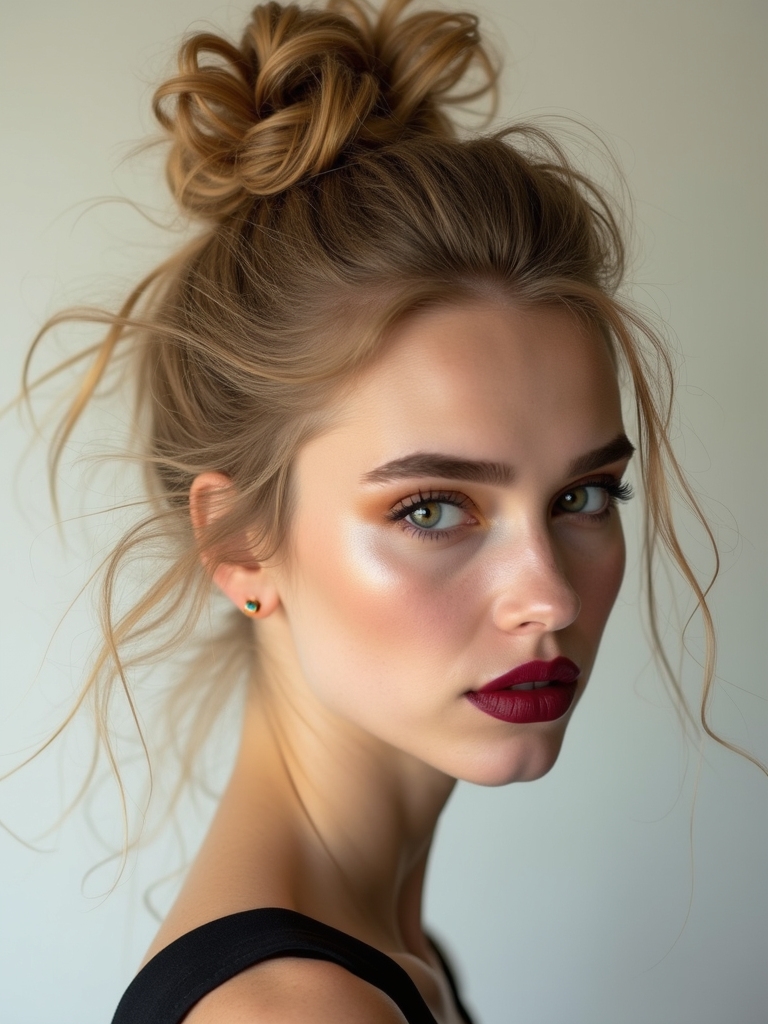 chic effortless stylish hairstyle
