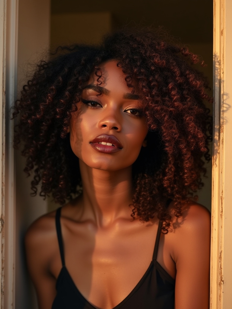 chic low puff transformation