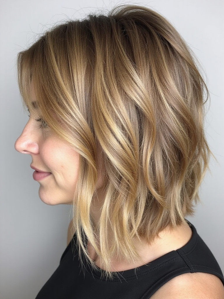choppy bob hairstyle transformation
