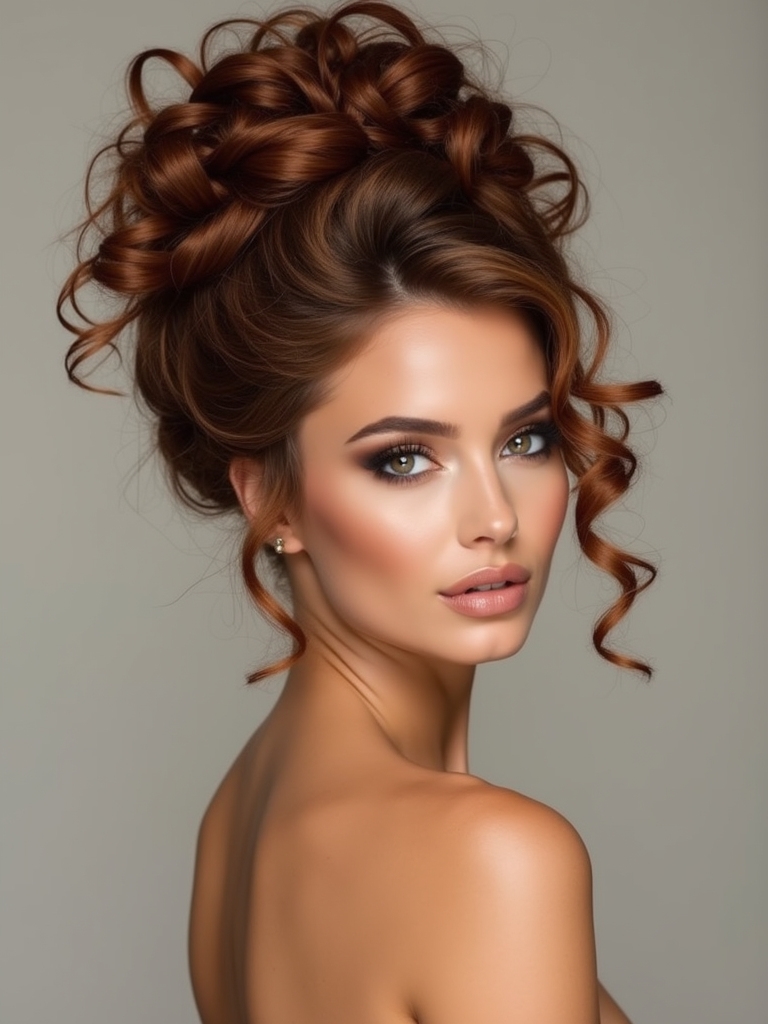 classic curly updo guide