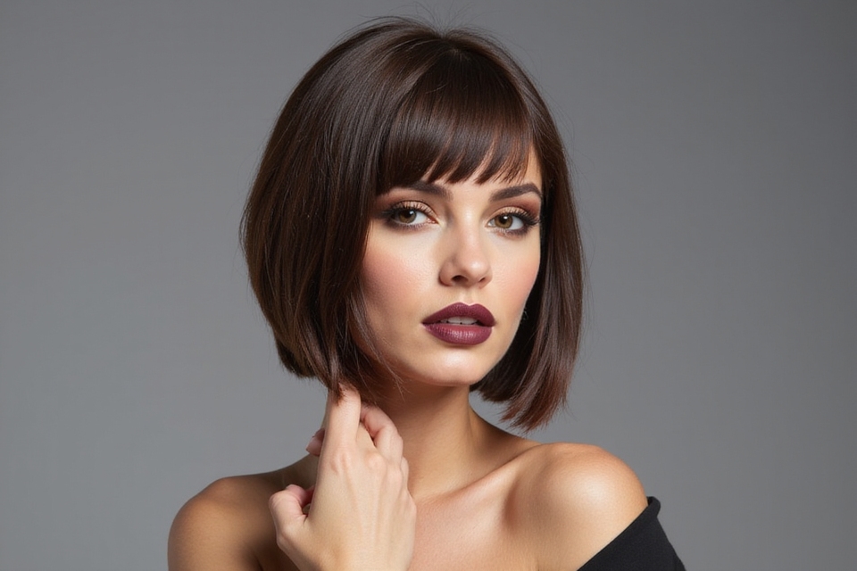 collarbone length medium bob
