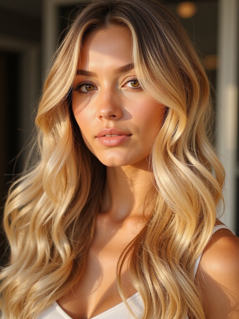 color enhances hair layers