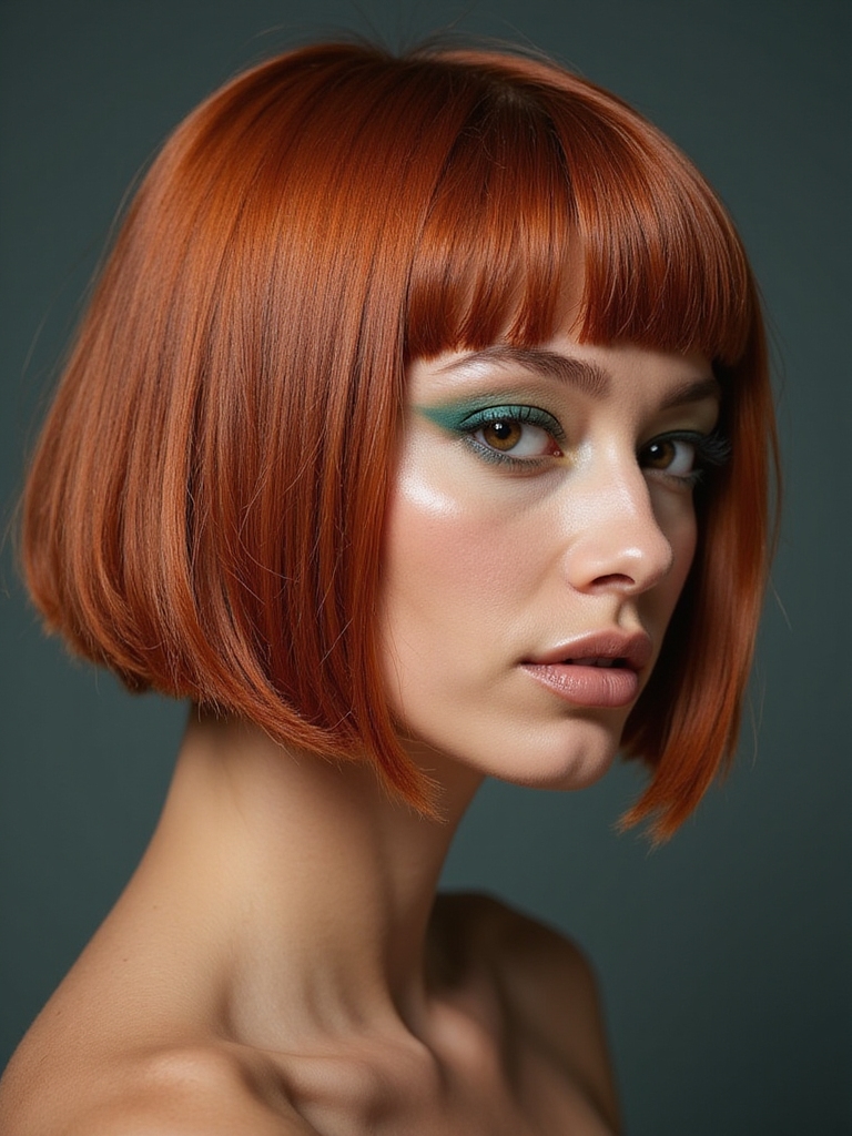 colorful short hairstyles shine