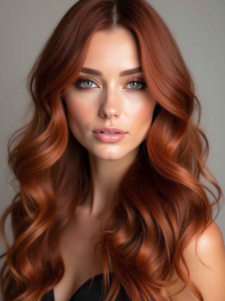 copper brown hair allure
