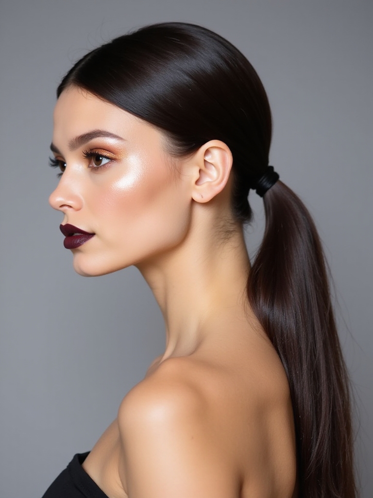creative low ponytail variations