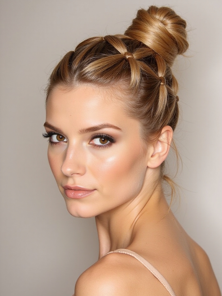 crisscross bun styling tips