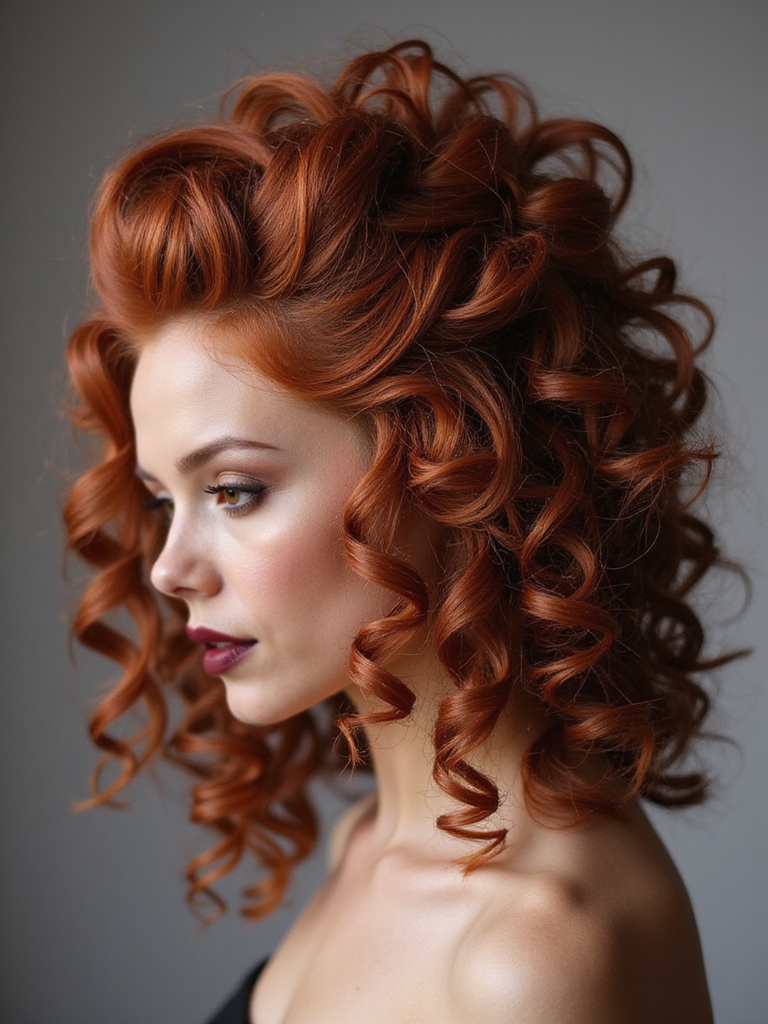 curly updos styling essentials