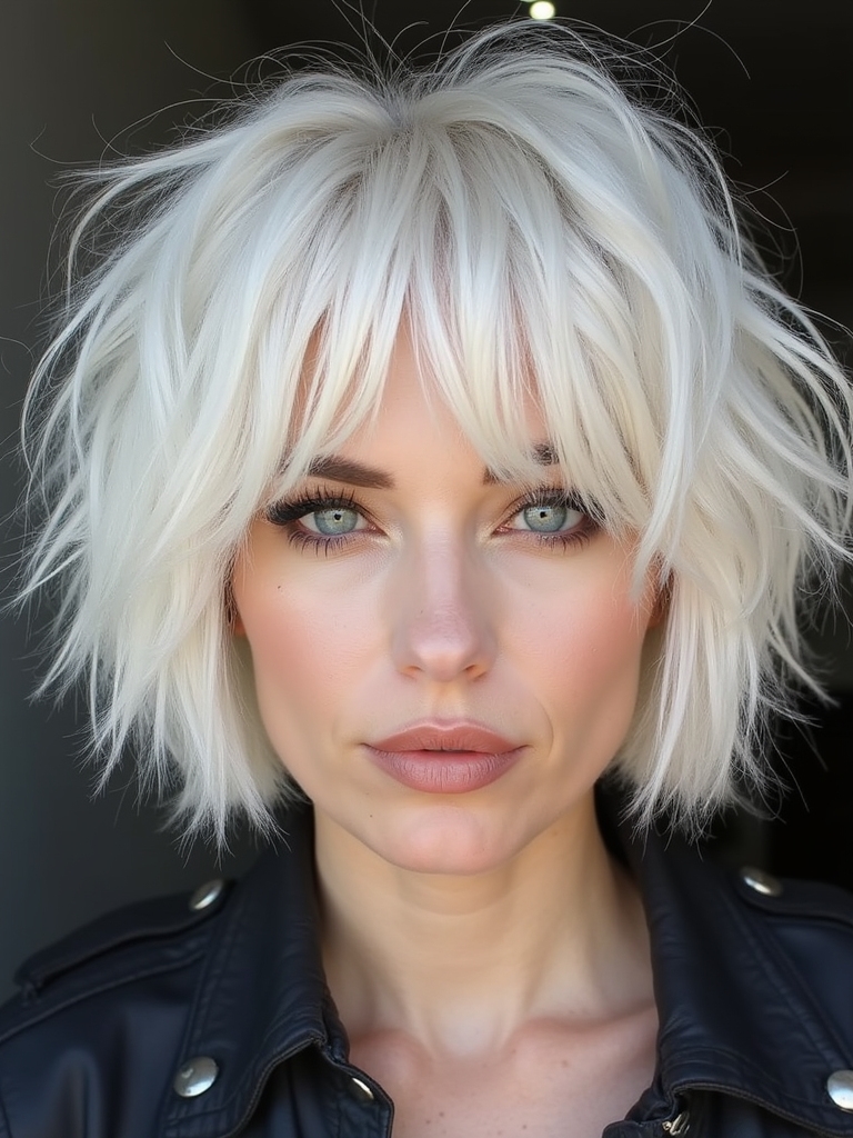 customized shaggy bob styles