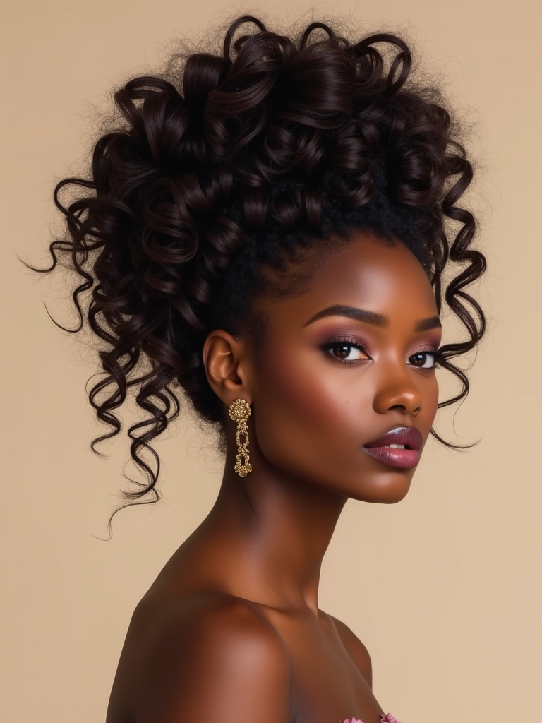 damage free curly hairstyles