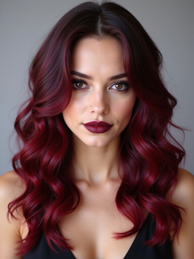 deep red hair care