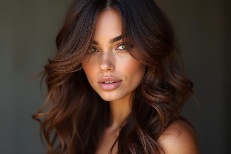 earthy dark brown tones