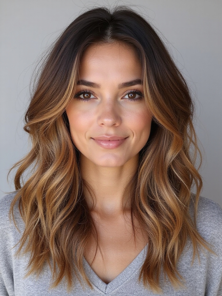 effortless balayage hair technique