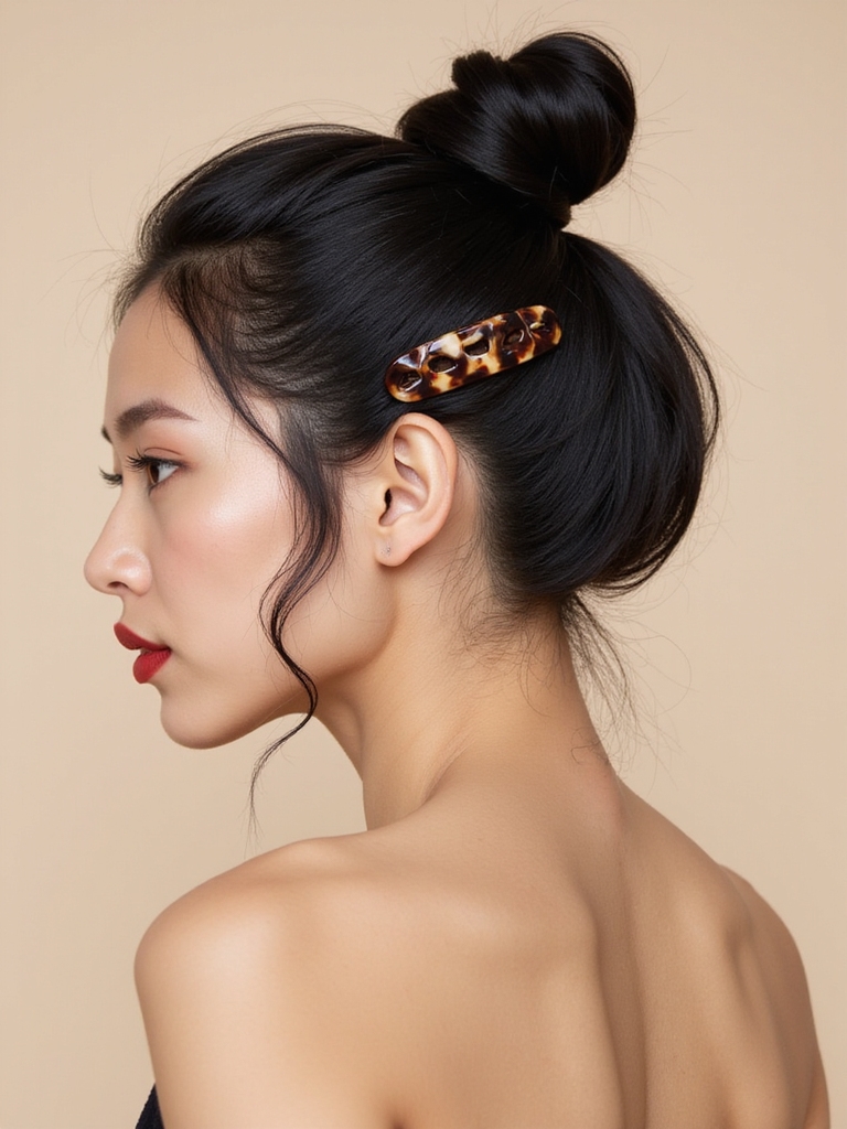 effortless chic top knot