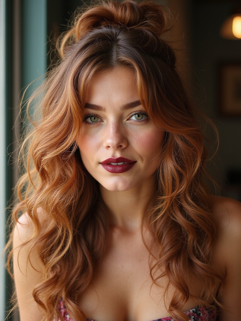 effortless messy top knot