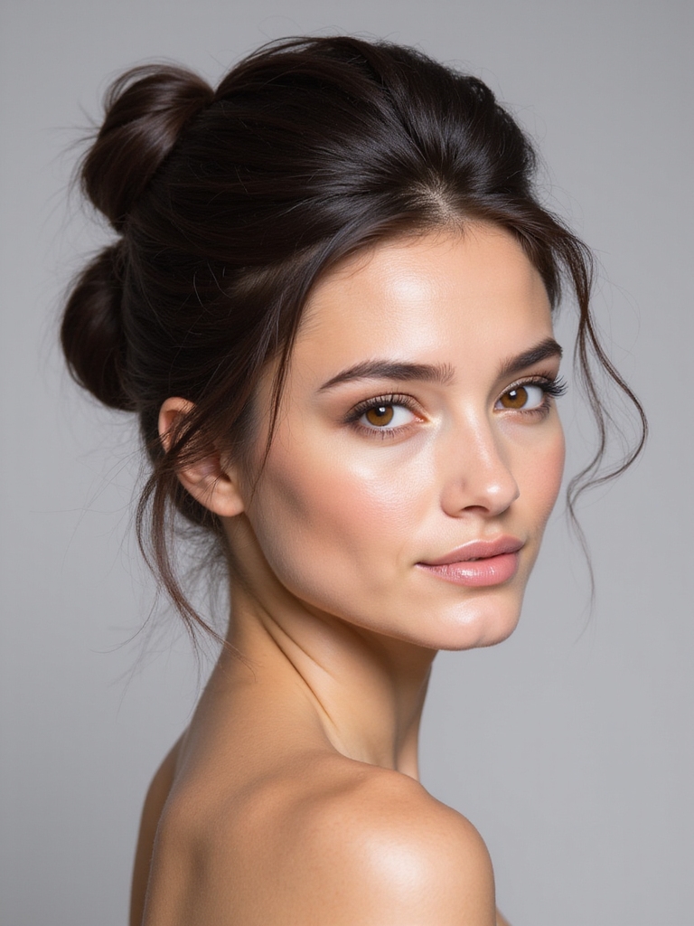 effortless stylish knotted bun