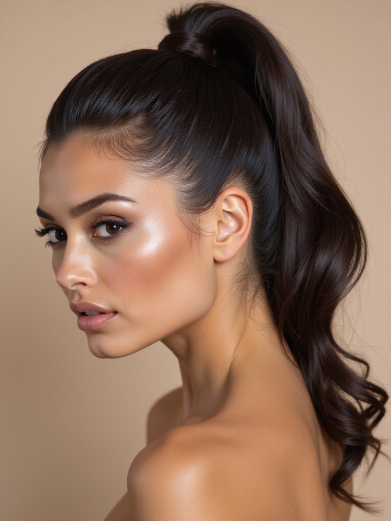 effortless youthful ponytail lift