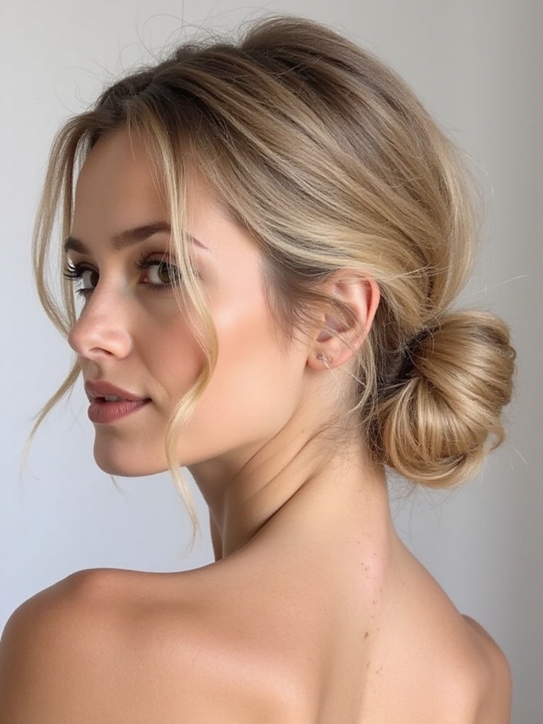 effortlessly chic messy bun