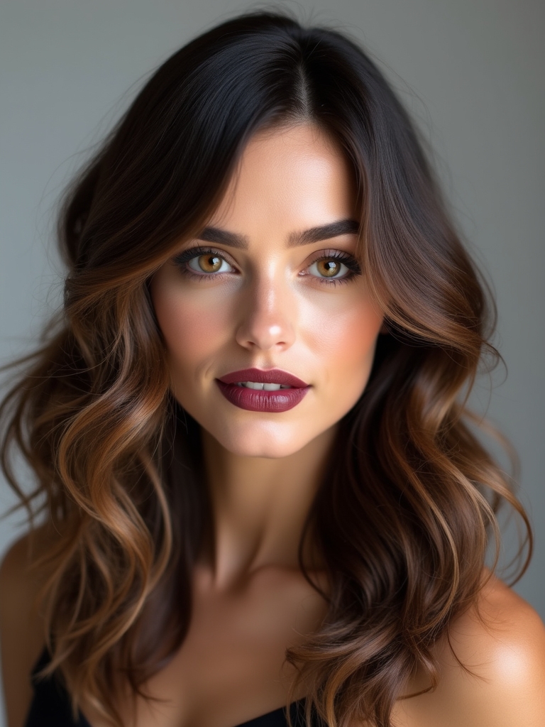 elegant hairstyle transformation technique