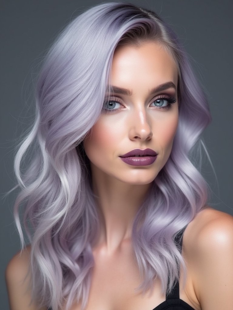 enchanting lilac shimmer glow