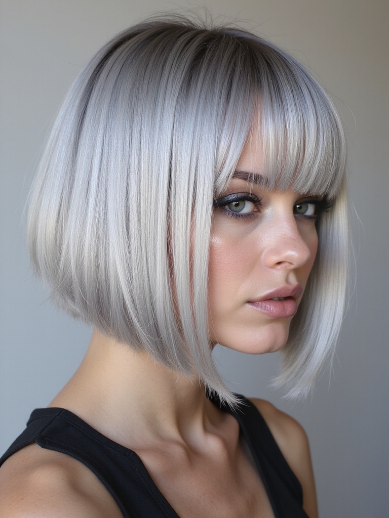 enchanting metallic silver elegance