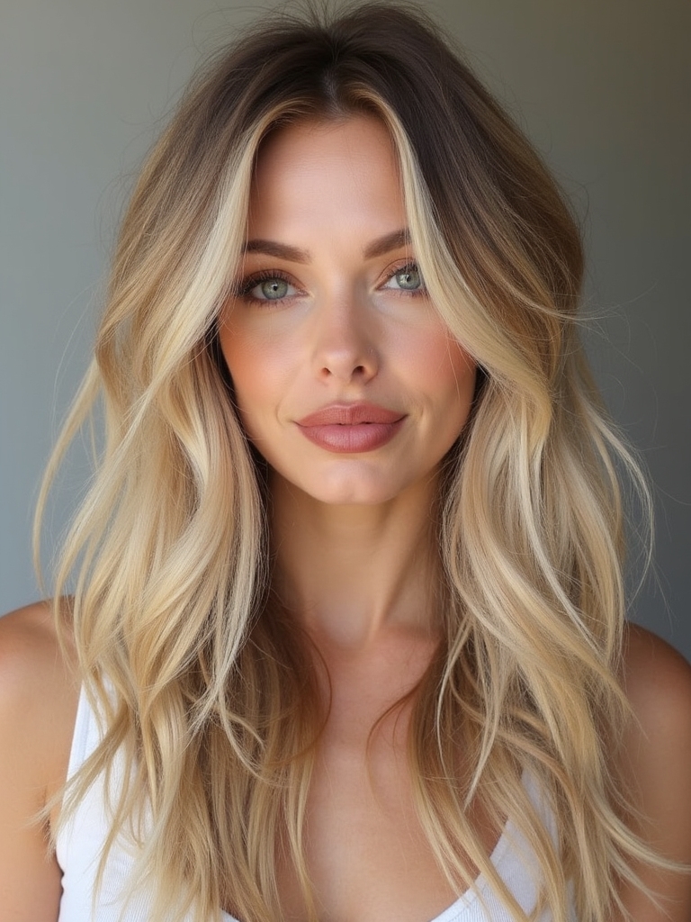 enchanting vanilla blonde highlights