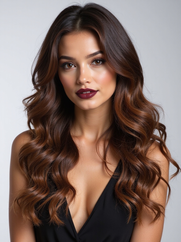 enhancing chocolate hair shine