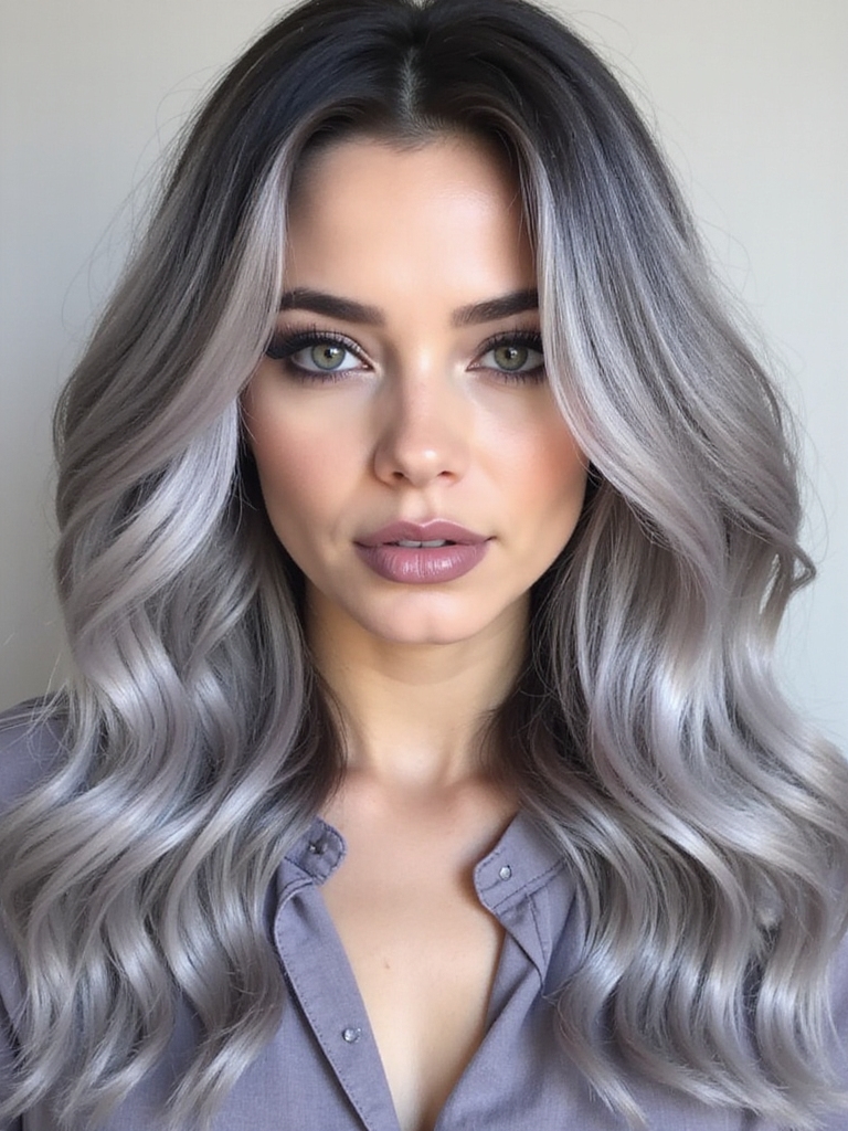 ethereal iridescent hair glow