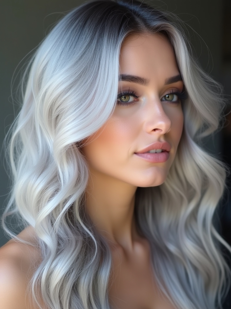 ethereal shimmer with elegance