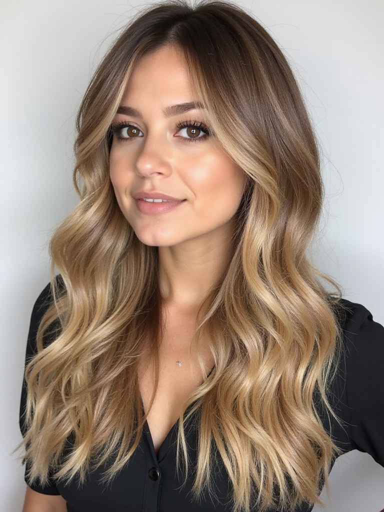 faded gold enhances light brown