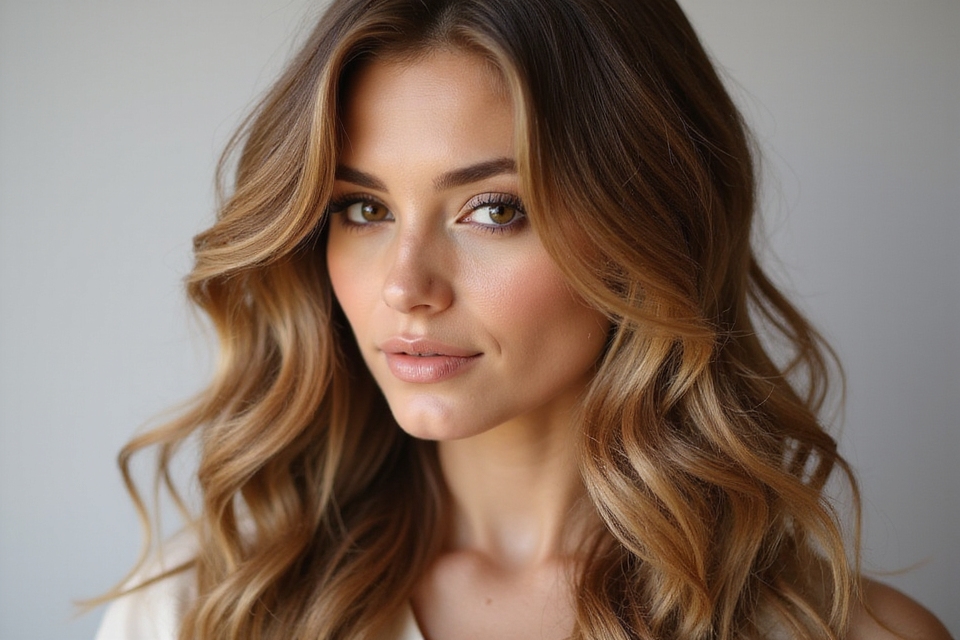 faded golden brown hair