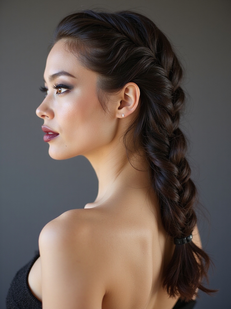 fishtail braid style variations