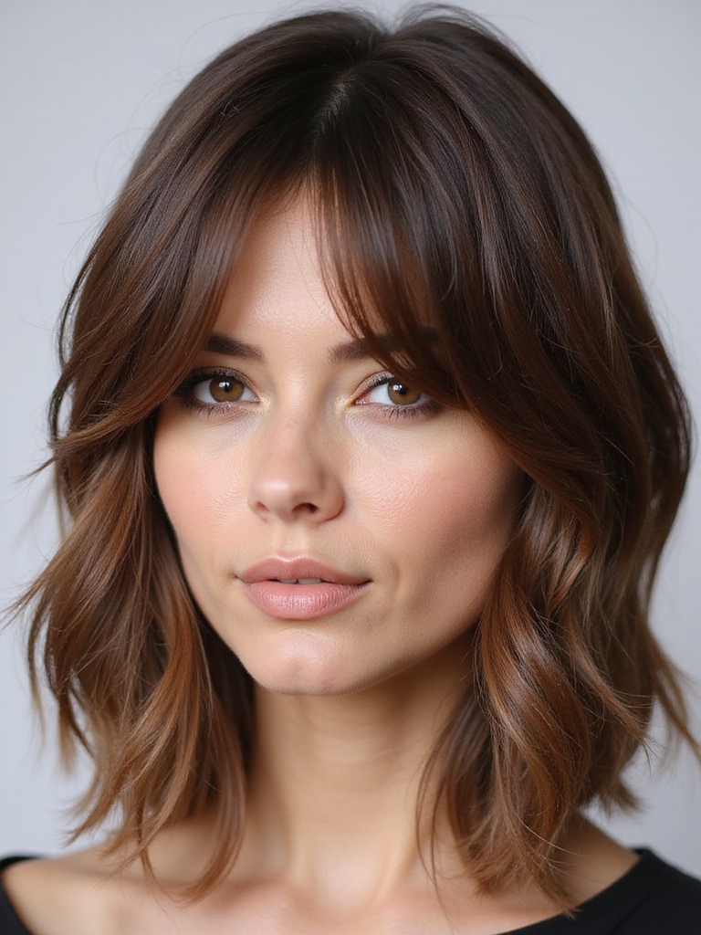flattering hairstyles for triangles