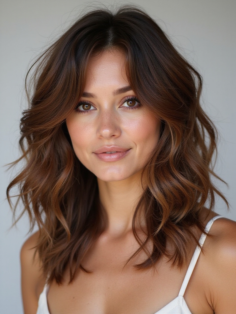 flirty fabulous side swept bangs