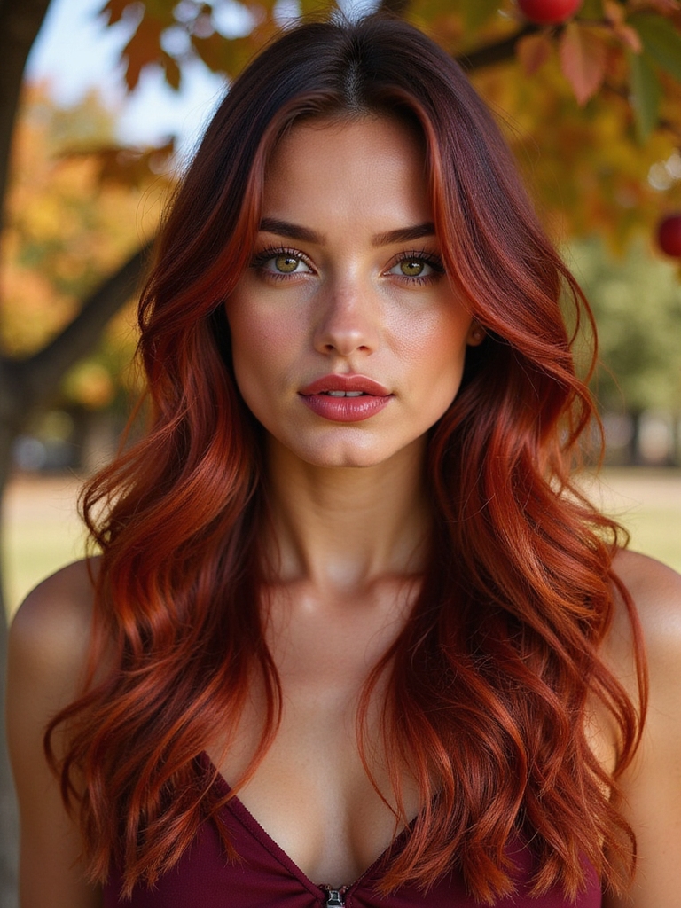 golden cherry hair transformation