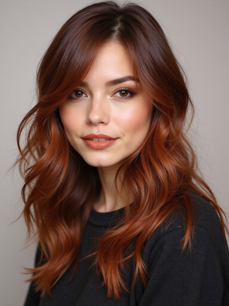 golden copper hair transformation